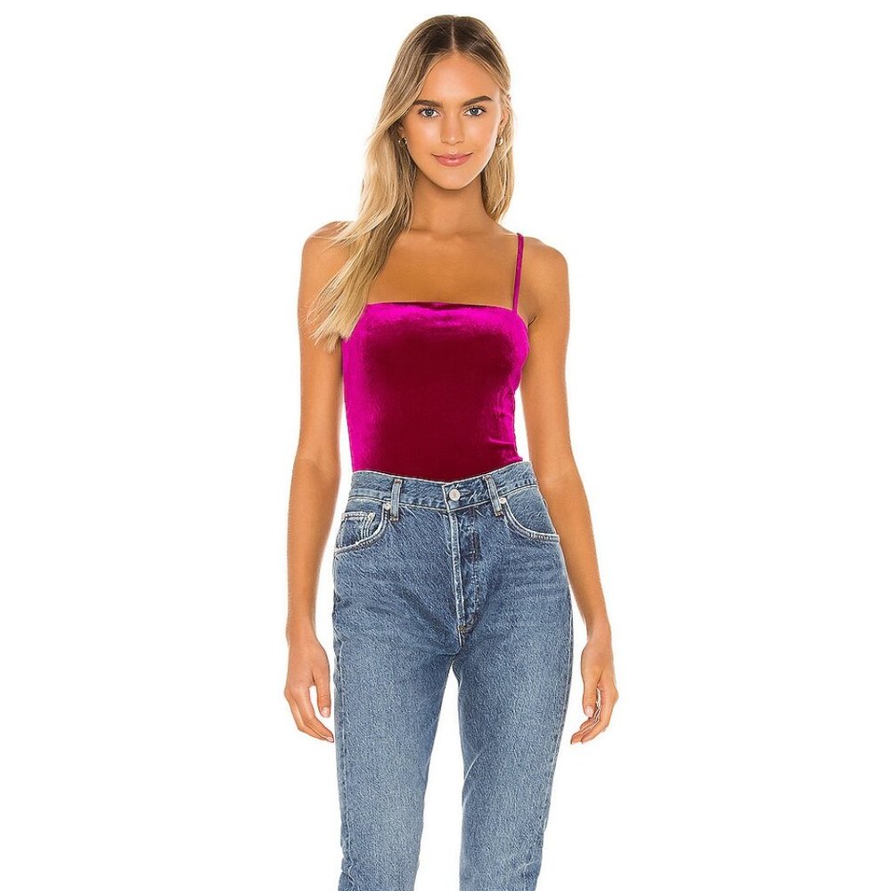 REVOLVE LOVERS & FRIENDS Pink Magenta Bodysuit XS ( New With Tags )